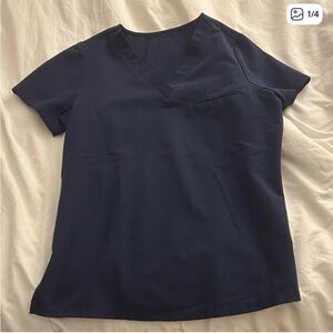 Women’s navy blue scrubs set